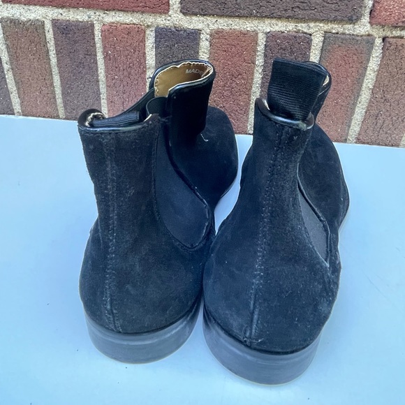 Walk London Men’s Suede Chelsea Black Boot Size 11 - Picture 3 of 5